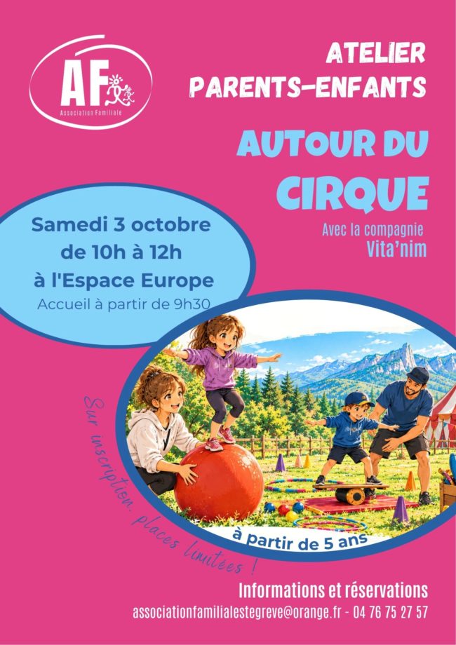 Atelier cirque parents-enfants