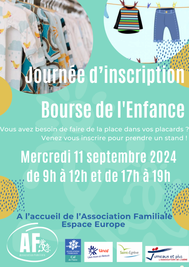 Inscription bourse de l'enfance