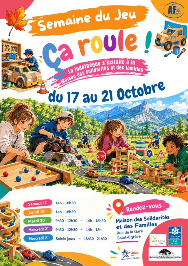 Semaine du jeu : ça roule !