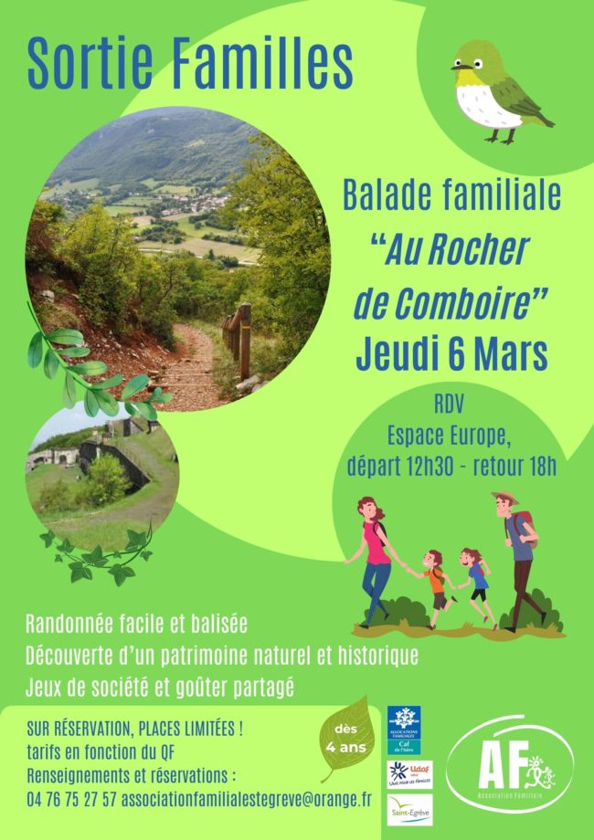 Sortie familles au Rocher de Comboire