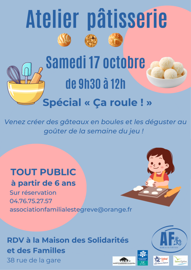Atelier cuisine - pâtisserie